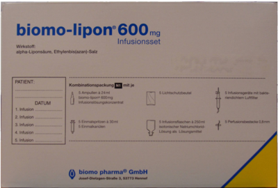 BIOMO-lipon 600 mg Infusionsset Ampullen