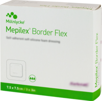 MEPILEX Border Flex Schaumverb.haft.7,5x7,5 cm